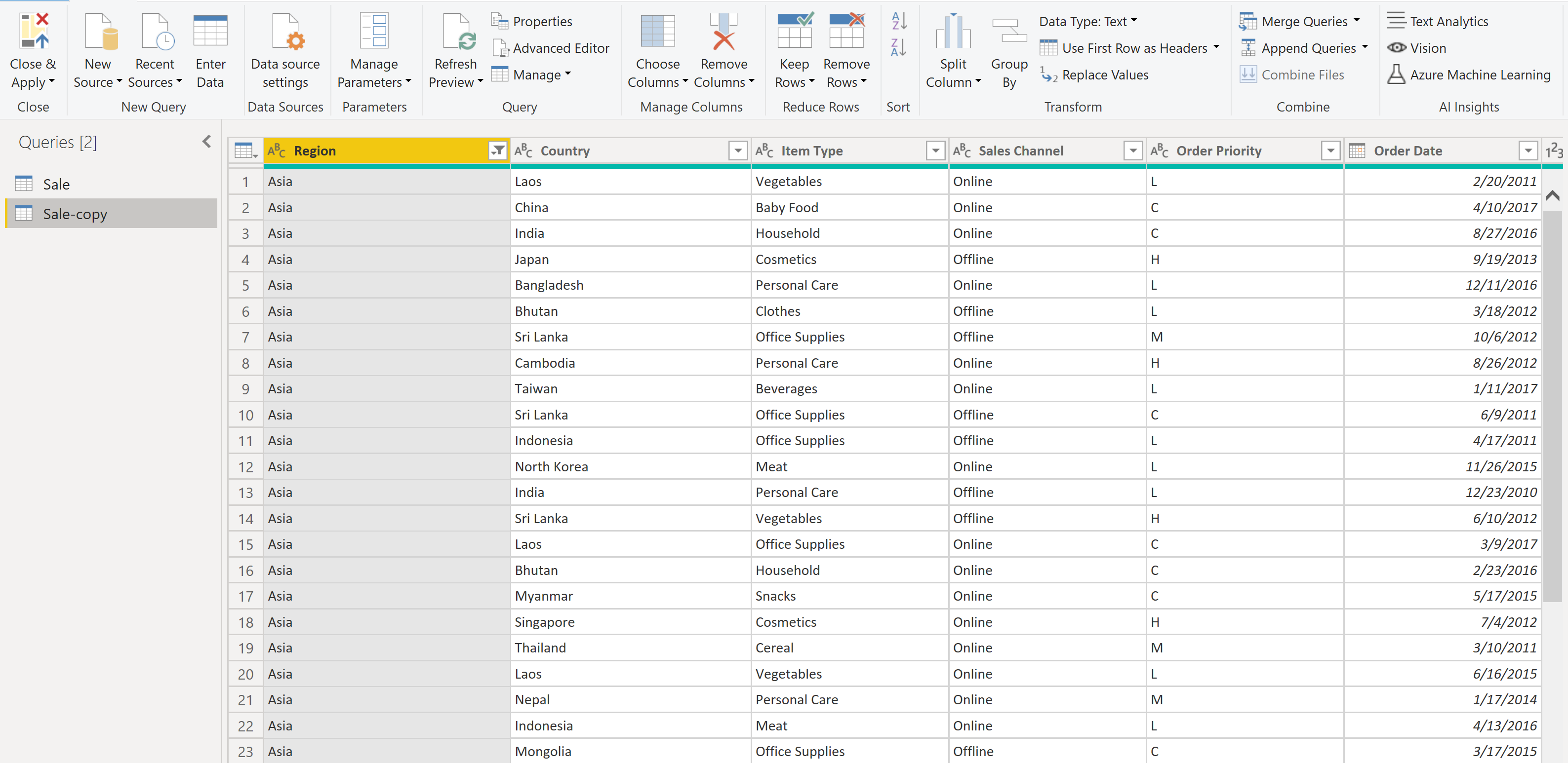 بررسی Duplicate و Reference در Power Query