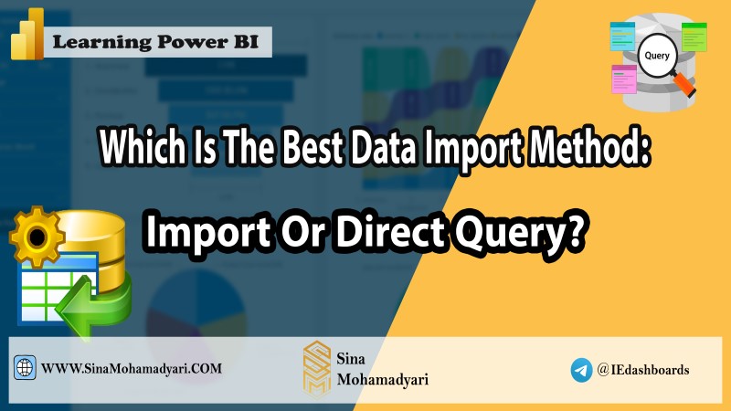 Import و Direct query