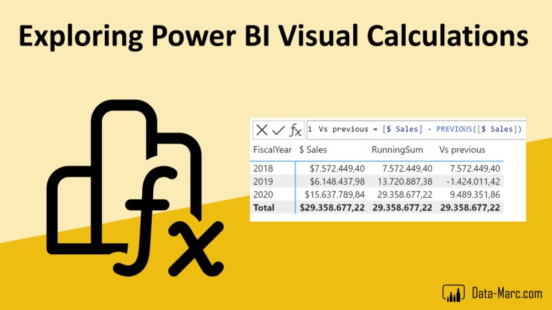 Visual Calculations در Power BI