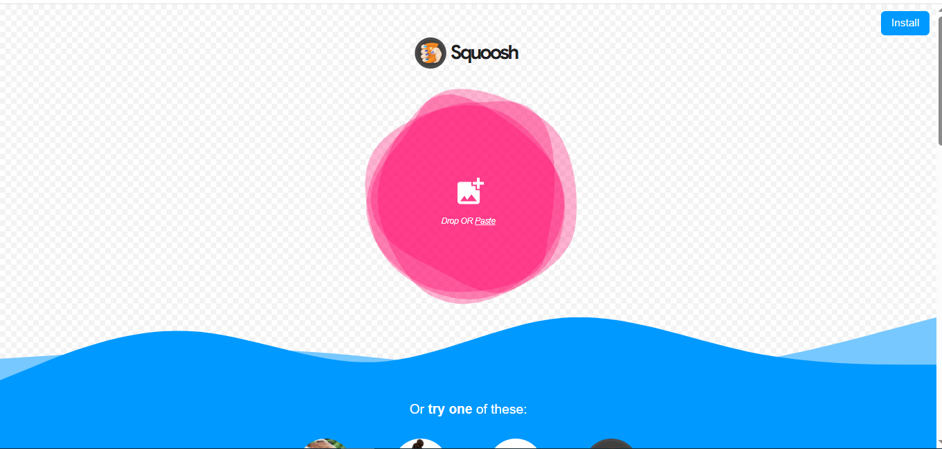 کاهش حجم عکس Squoosh.app